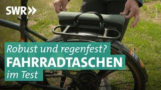 Fahrradtaschen im Test: Sind die teuren besser? Ortlieb, Vaude, Decathlon, Fischer | Marktcheck SWR