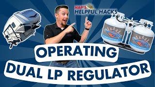 How to operate a dual LP regulator.