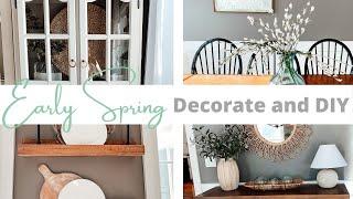 EARLY SPRING DECORATE WITH ME AND HIGH END INSPIRED DIY | BOHO COTTAGE STYLE DECORATING IDEAS