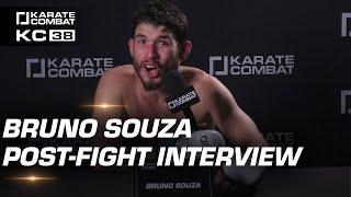 "FUNNEST FIGHT OF MY LIFE!" | Bruno Souza Post-Fight Interview KC38