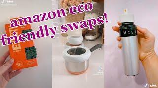 TIKTOK ECO FRIENDLY FINDS FOR EARTH MONTH! accessible & sustainable amazon swaps with links