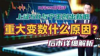 上证50与宁王创出新低，行情重大变数什么原因导致？后市详细解析