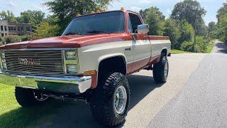 Ride along in the newest Lifted Squarebody Ls swap three quarter ton for at Davis Auto