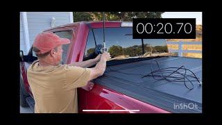 How to Set Up an HF 20m 40m Mobile Radio Hamstick Antenna in 32 SECONDS!