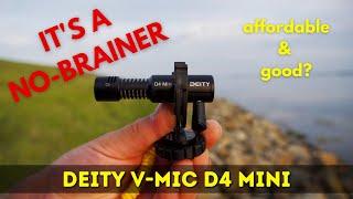 DEITY V-mic D4 Mini REVIEW // Affordable & good? It's a NO-BRAINER!