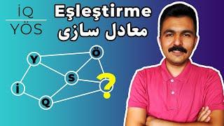 معادل سازی گراف ها -Eşleştirme-تدریس هوش آزمون یوس ترکیه