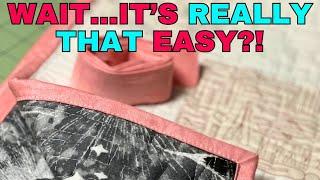 Quilt Binding 101: How to Machine Bind Your Quilts: SO EASY!