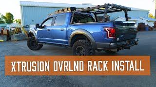 My New Rack from Xtrusion Ovrlnd on Ford F-150 Raptor