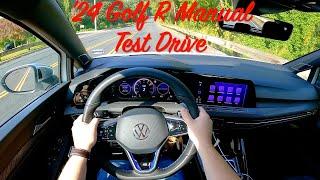 2024 VW Golf R Manual - POV Test Drive