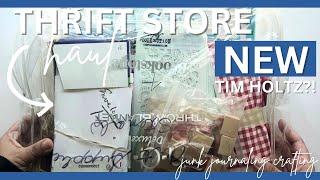 Thrift Store Treasures (Tim Holtz) for Junk Journals | Affordable Vintage Supplies #thrift ing