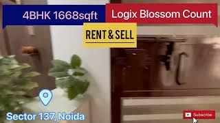 4BHK Apartment Under 40000 Rent in Noida | 7291929696 | Flats in Logix Blossom County Sector 137 |