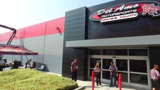 Del Amo Motorsports Grand Opening ribbon cutting