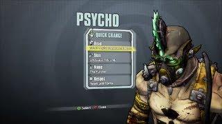 Borderlands 2 All Psycho DLC Heads and Skins (Supremacy, Madness and Domination)