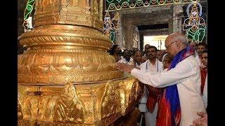 President Kovind visiting Srivari Temple at Mahadwaram in Andhra Pradesh