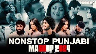 Nonstop Punjabi Mashup 2024 | Shubh Ft.Sonam Bajwa | Nain Tere Chain Mere Jukebox | Sonic Vibe