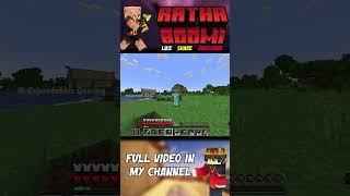 Fun Trade with @GamerBoyTamil  | #shorts  #minecraft #rathaboomi