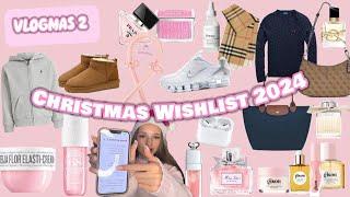 Priscilllender 2024 | VLOGMAS 2  | Christmas Wishlist 2024.  *teenager*   *ideas*