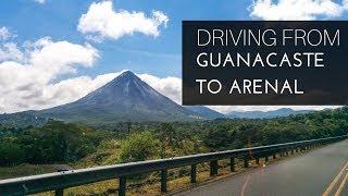 Driving from Guanacaste to Arenal, Costa Rica.