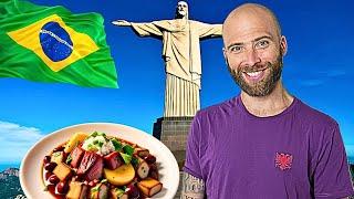 100 Hours in Brazil!  The Best Brazilian Street Food in Brazil!