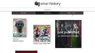 A brief tour of Smarthistory's new design