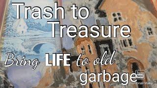 DiY!!! "Reviving Faded Art: From Trash to Treasure"