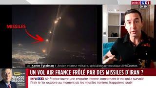 UN VOL AIR FRANCE FRÔLÉ PAR DES MISSILES IRANIENS ?