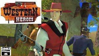 Western Heroes! Arcade Shooter! On Rails Cowboy Gun Game! Riding in Veranopal!