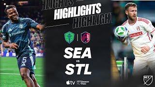 Seattle Sounders FC vs. St. Louis CITY SC | Full Match Highlights | 5-Goal Thriller!