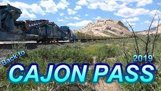 Union Pacific & BNSF Freight Trains On The Cajon Pass- Special Rock Train!