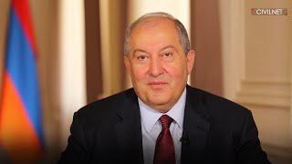 Time to Recognize Armenia as Homeland for All Armenians: Armen Sarkissian