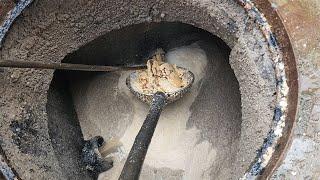 Huge grease / manhole overflow / Drain cleaning