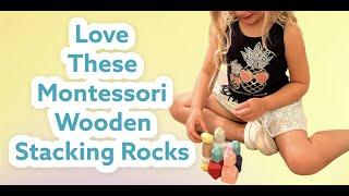 BESTAMTOY Montessori Wooden Stacking Rocks Balancing Stones Review