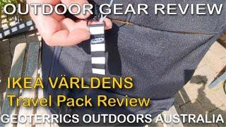 Ikea 36L VÄRLDENS travel back pack - Australian review from Ikea's backpack and tote range