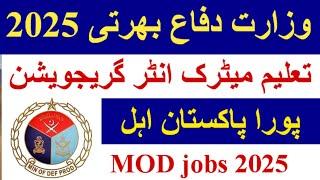 Ministry of defence MOD latest jobs 2025|latest ministry of defence jobs 2025|MOD jobs|today job2025