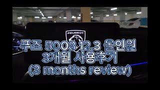 푸조 5008 12.3 올인원 3개월 사용후기 (순정옵션편) - 3 months review (12.3 android)