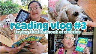 reading the first book in a series: cozy mystery edition | READING VLOG #3