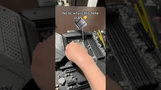 The scariest part of PC building