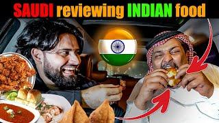 Saudi trying Indian food. SHOCKING!!!! i did not expect this from an Arab…..