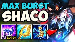 I TRIED A NEW SHACO BUILD!! (MAXIMUM BURST DAMAGE) | Pink Ward Shaco