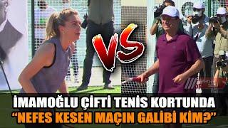 Dilek İmamoğlu - Ekrem İmamoğlu Tenis Gösteri Maçı