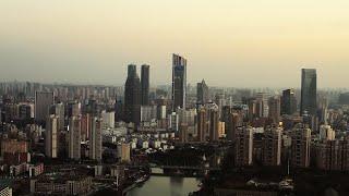 Aerial China:Wuxi (prefecture-level city in Jiangsu Province)