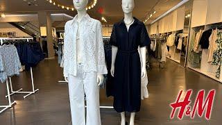 H&M NEW SUMMER 2024 COLLECTION  EYELET DRESSES & MORE