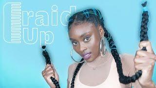 Criss-Cross Rubber Band Cornrow Braids | The Braid Up | Cosmopolitan SA