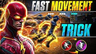 HOW TO INCREASE MOVEMENT SPEED IN FREE FIRE | BRAZILIAN  MOVEMENT SPEED TRICK|10X FASTER MOVEMENT