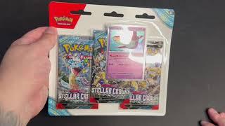 Pokemon Stellar Crown 3 Pack Blister Latias Opening!!