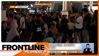 Mga tagasuporta ni dating pangulong Rodrigo Duterte, nagtipon sa Davao City | Frontline Pilipinas