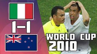 Italy 1 - 1 New Zealand | World Cup 2010