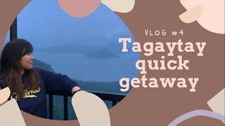 Vlog #4 - Tagaytay quick getaway during MECQ | RossTV