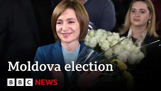 Moldova President Maia Sandu claims election victory despite alleged Russian meddling | BBC News