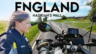 UK Motorcycle Touring!! CONQUERING Hadrian's Wall!!